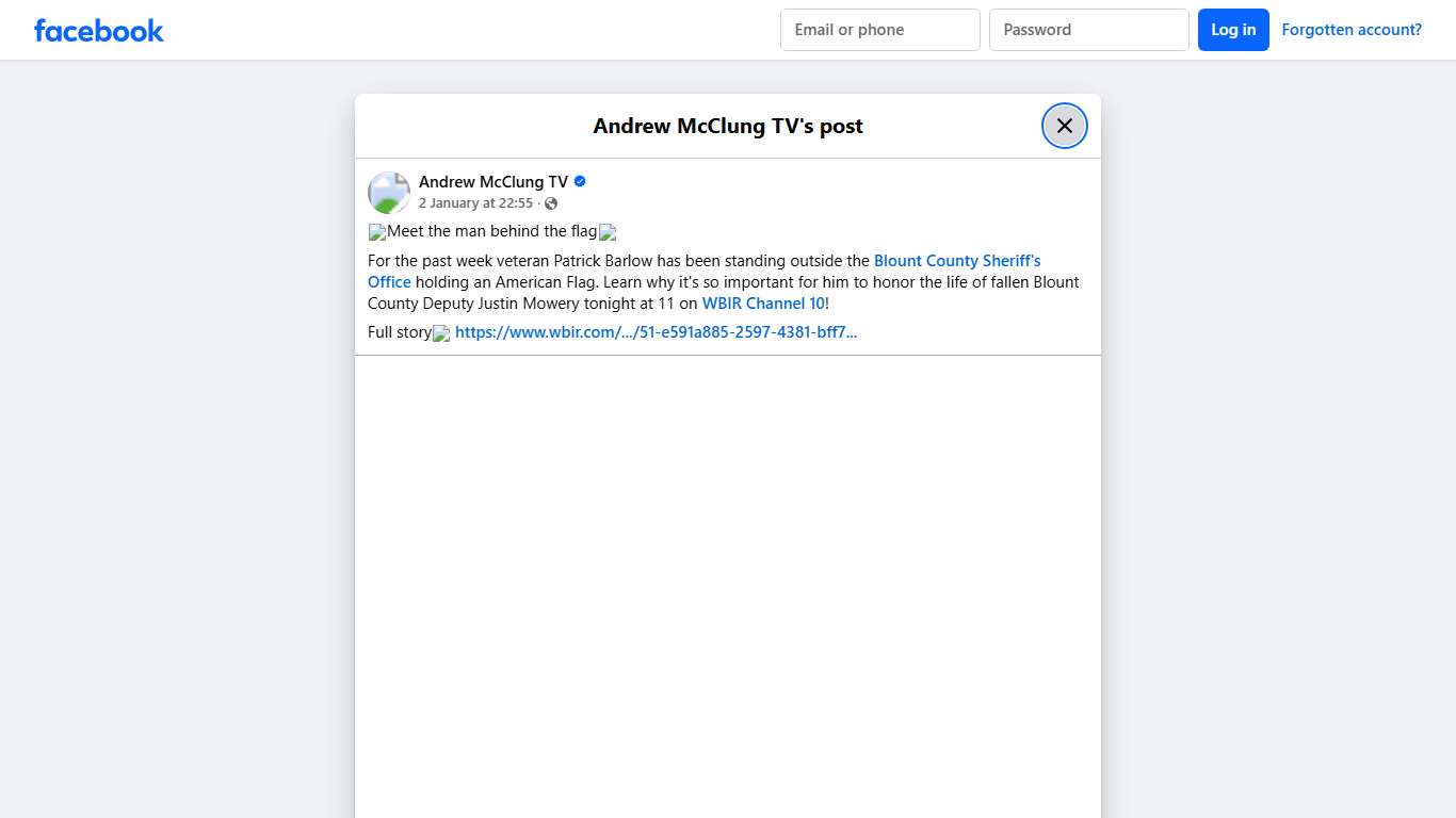 🇺🇸Meet the man behind the flag🇺🇸 For... - Andrew McClung TV Facebook